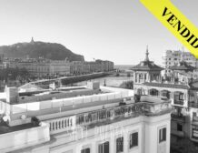 Vistas desde la terraza del piso en venta en paseo de Francia en Donostia, San Sebastián